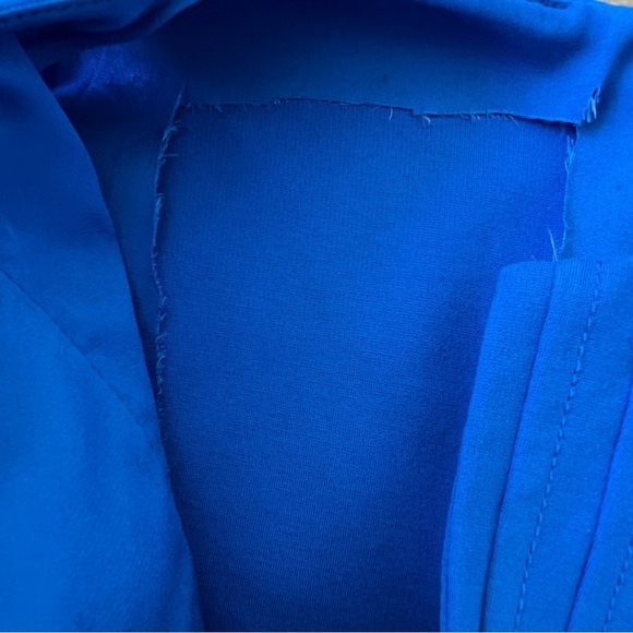 DVF DIANE VON FURSTENBERG KHADIJAH LAPIS DRESS SZ 2 OFFICE MODERN CHIC CLASSIC - Picture 11 of 11